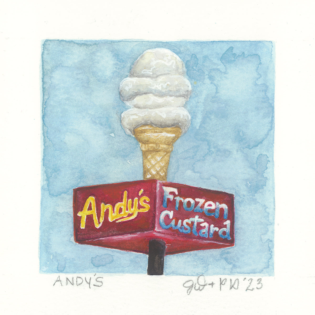 Andy's Mini Art Print